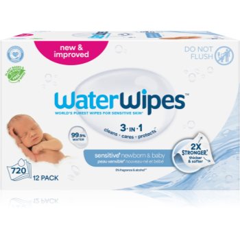 WaterWipes Baby Wipes 12 Pack servetele delicate pentru copii - imagine 2